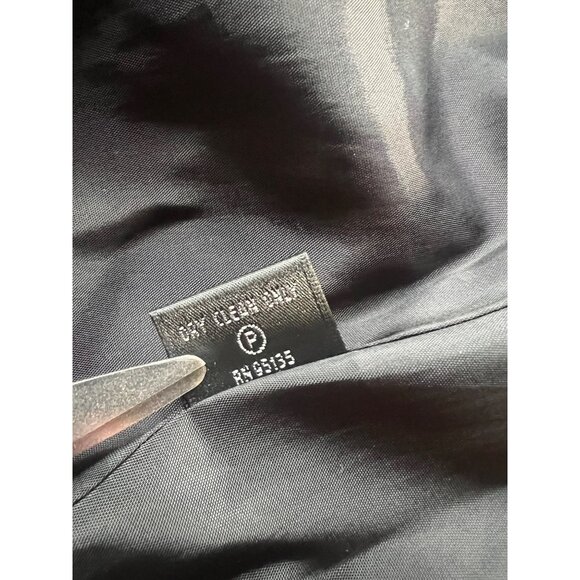 Lafayette 148 New York Size 10 Petite Black Wool Peak Lapel Fitted Blazer Jacket - Picture 4 of 16